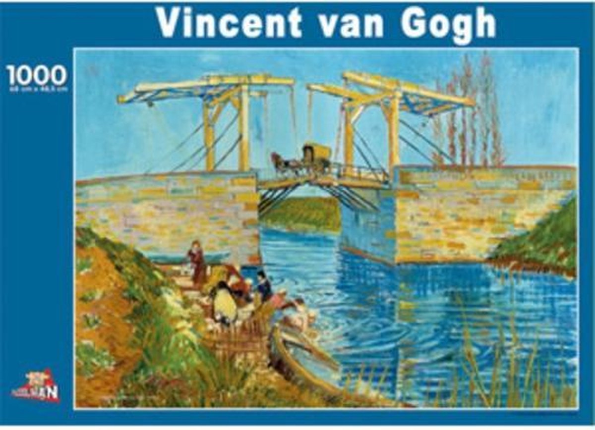 Puzzelman vincent van gogh: de brug te arles