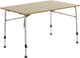Mesa de camping Travellife Sorrento alveolar marrón 80 x 60 - estructura estable y ligera - bolsa de transporte incluida