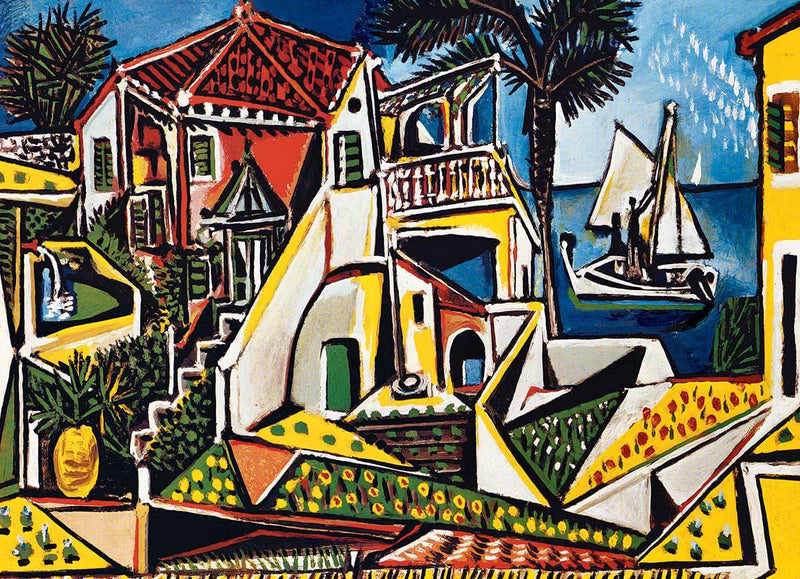 Eurographics - Paisaje mediterráneo [paysage méditerranéen] - pablo picasso - 1000 piezas 68×48cm (w×h) - rompecabezas de bellas artes