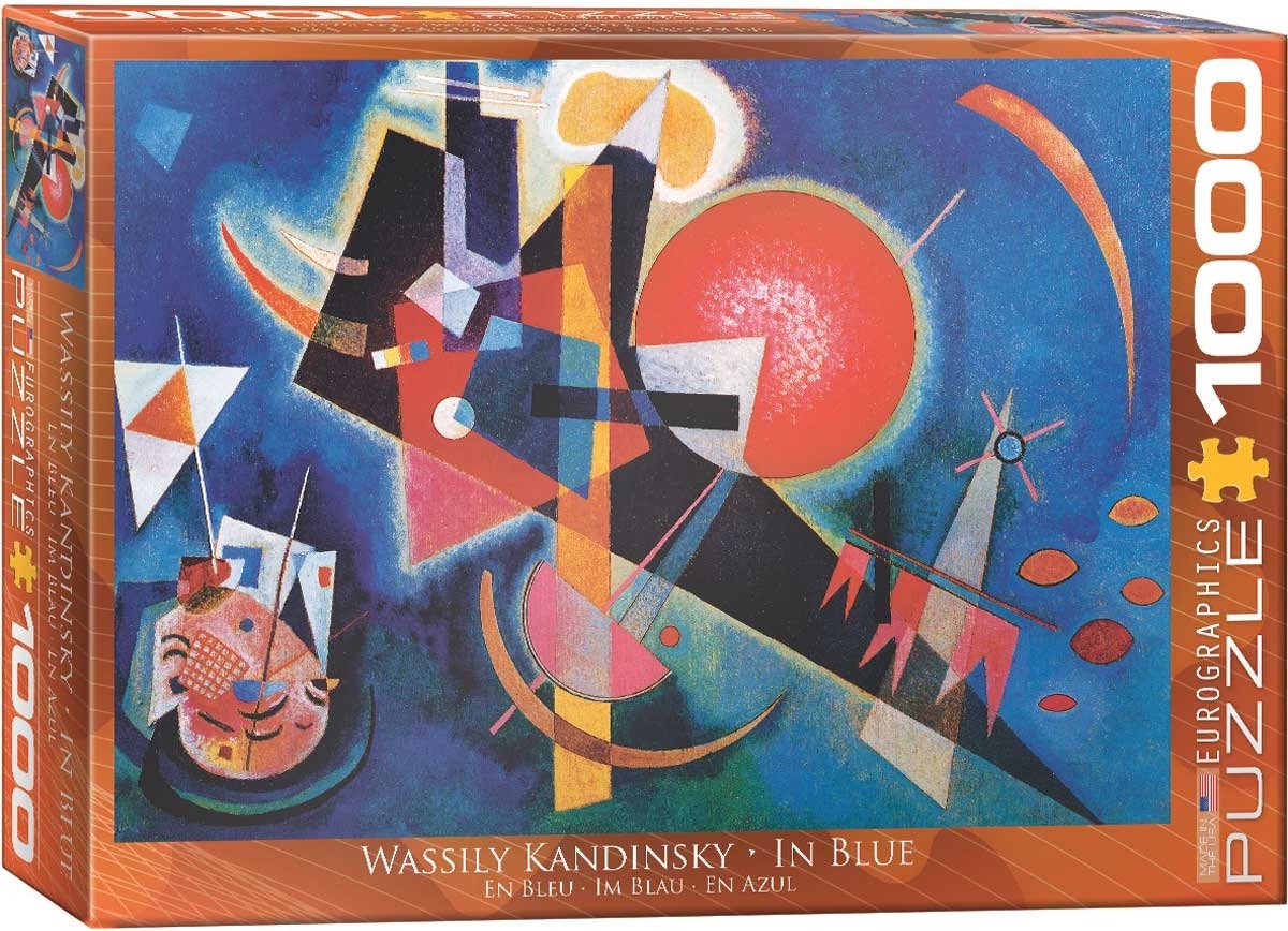 Eurographics - in blu [im blau] - Wassily Kandinsky - 1000 pezzi 68×48 cm (l×a) - puzzle d'arte