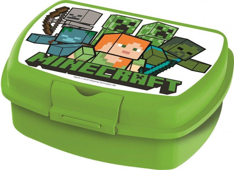 Stor minecraft alex con enemigos lonchera verde (varios) nuevo