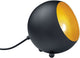 Rl live your light reality billy - lámpara de mesa - negro mate - color dorado - excl. 1x e14 max 28w - interruptor de cable