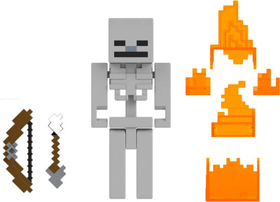 Minecraft skeleton core figure, 6 jaar, , meerkleurig, kunststof