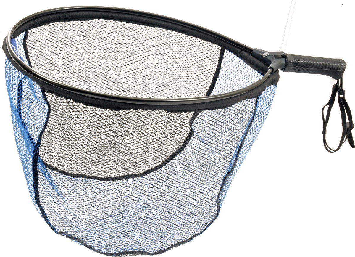 Predox short rubber floating net - drijvend rubber schepnet voor roofvis 50x40x40 cm