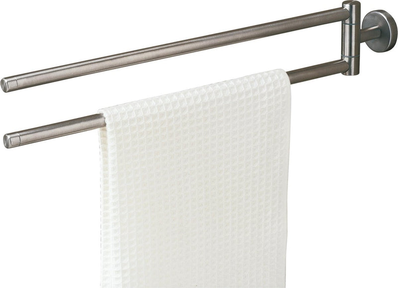Tiger Boston - toallero de 2 brazos - 51 cm - acero inoxidable cepillado