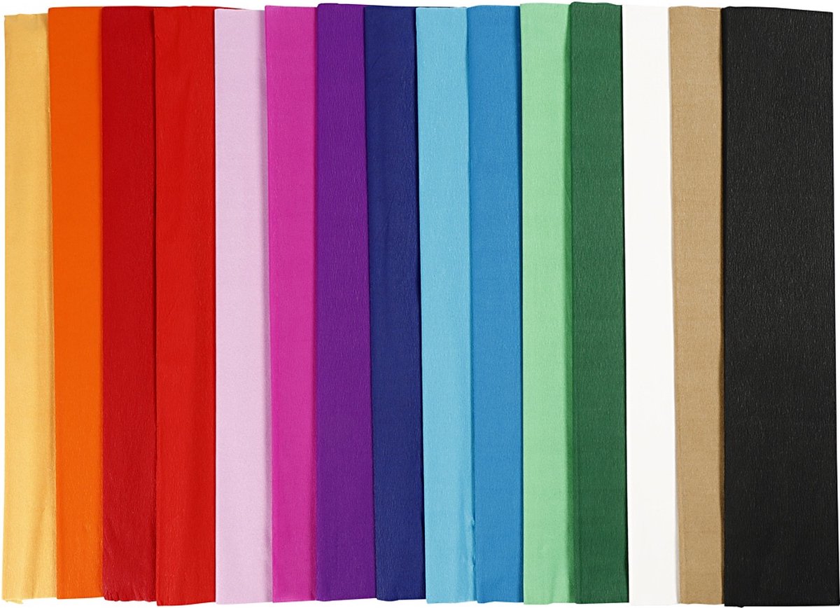 Crep Paper - Colori di base, 15 °.