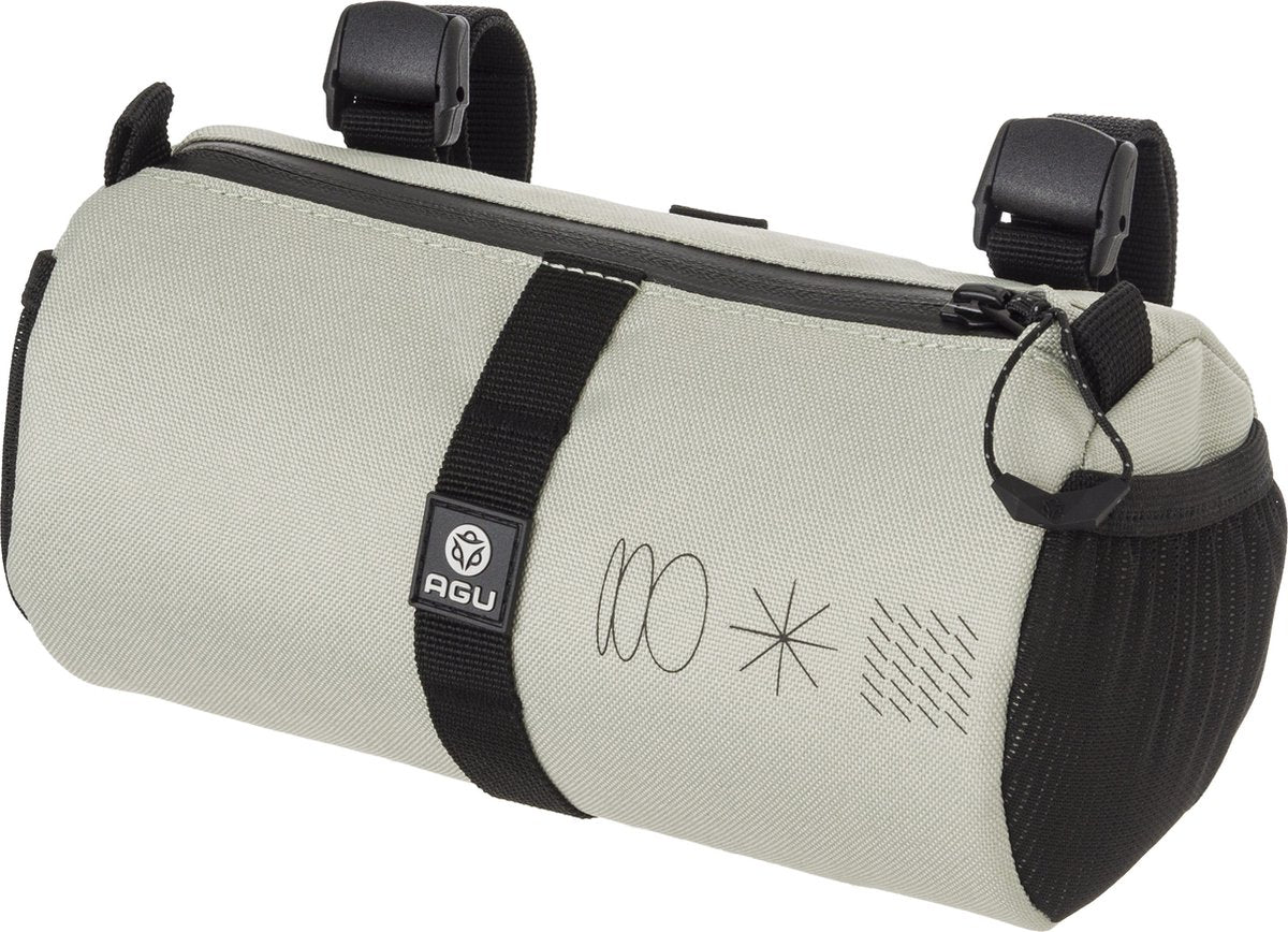 Agu roll bag stuurtas - bikepacking - 1,5l stuurtas fiets - eenvoudige montage - waterafstotend - groen