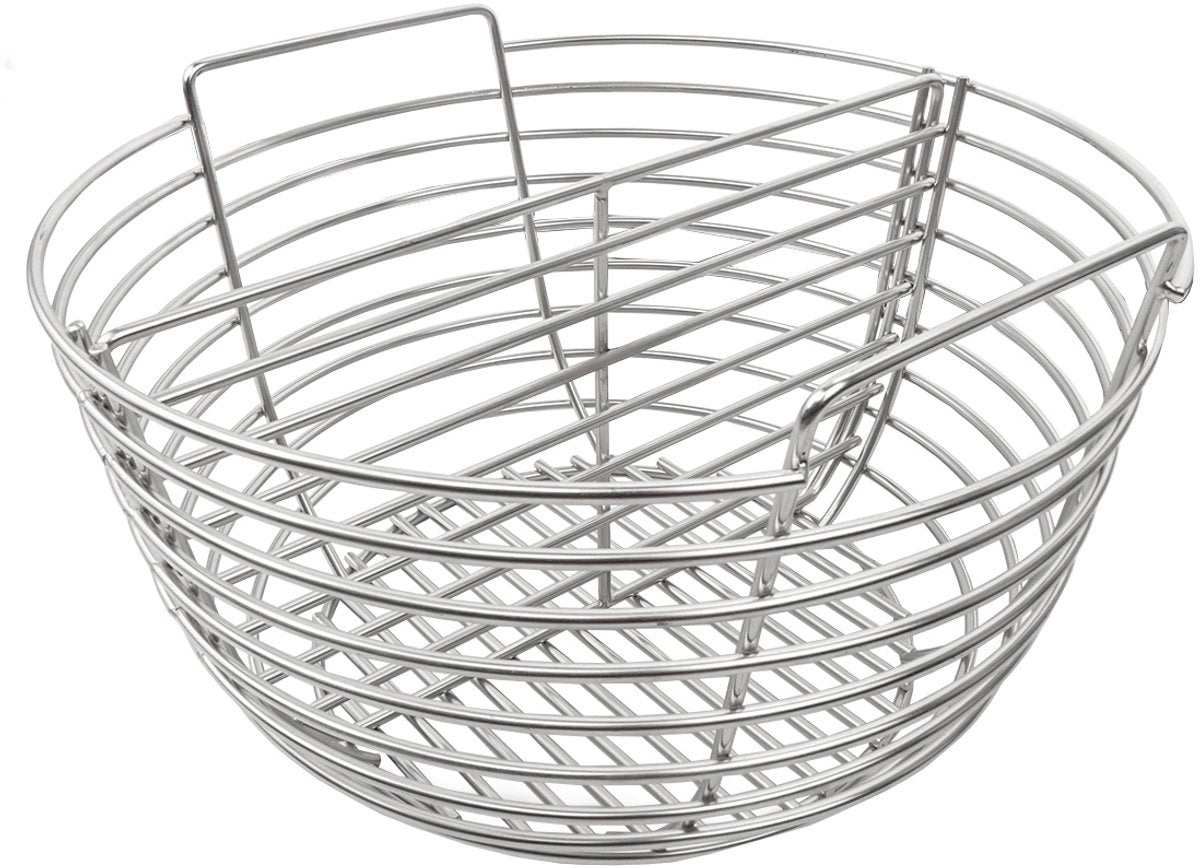 Patton rvs houtskoolmand voor 20 en 21 large kamado - 35,5 x 34,5 x 20,5 cm