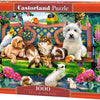 Puzzle selecta castorland mascotas en el parque, 1000 uds.