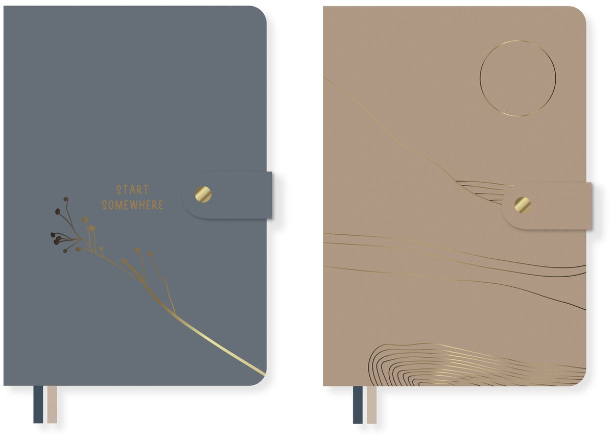 Quaderno Kangaro - scene morbide - a5 - copertina morbida - linea - pu - 80 grammi fsc - 160 pagine - 2 pezzi - k-pm01710006