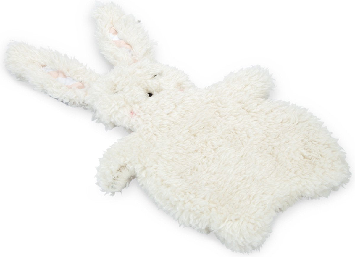 Beeztees cucciolo nijno - giocattolo per cuccioli - peluche per cuccioli - giocattolo per cani - bianco - 40x5x2 cm