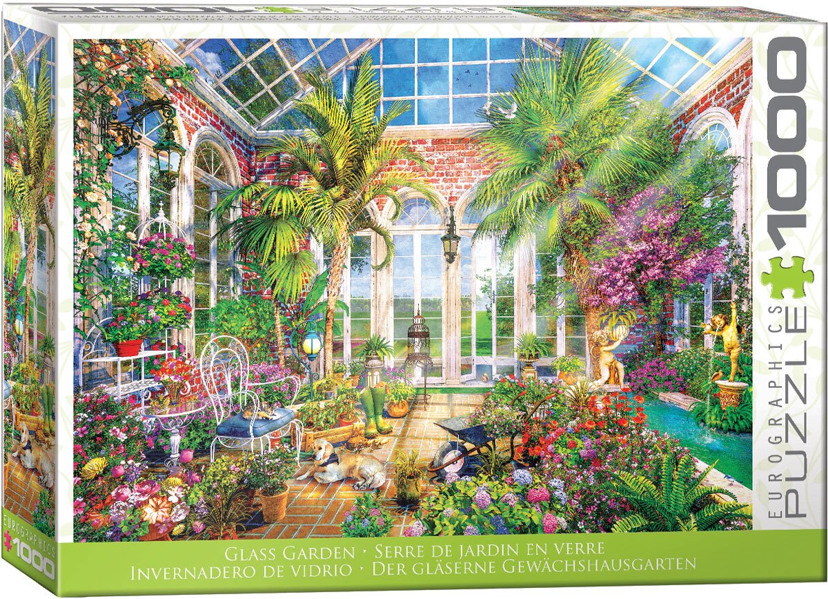 Eurographics - giardino di vetro [giardino di vetro] - dominic davison - 1000 pezzi 68×48 cm (l×a) - puzzle