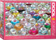 Eurographics - theekopjescollectie [tea cups collection] - 1000 stukjes 68×48cm (b×h) - legpuzzel