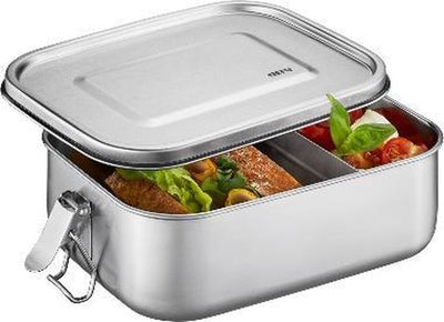 Fiambrera resistente Gefu pequeña - panera de acero inoxidable - fiambrera sostenible