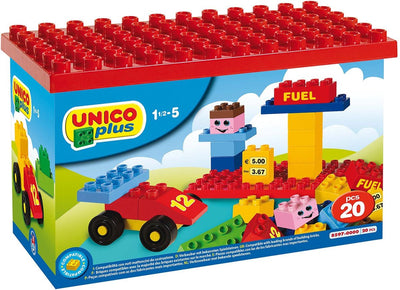 UNICO UNICO set con placa de construcción, 20dlg
