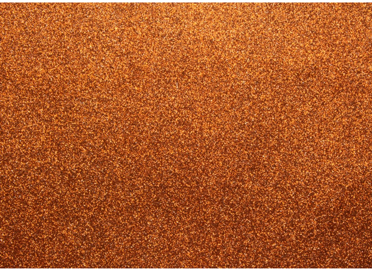 Kangaro glitterkarton - koper - 50x70cm - pak 10 vel