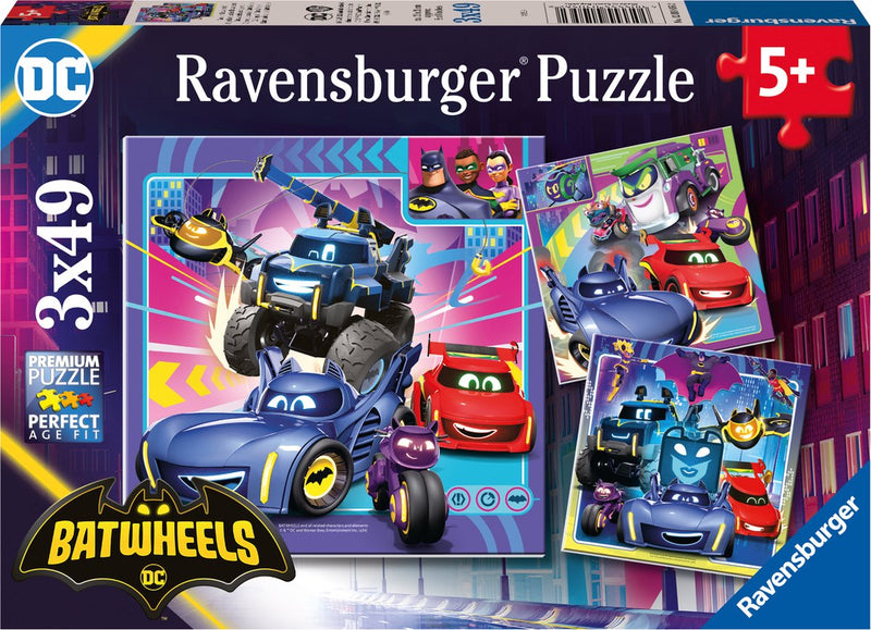 Ravvensburger Jigsaw Puzzle Batwheels, 3x49st.