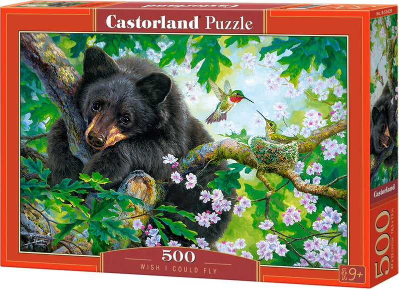 Castorland desearía poder volar – Puzzle – 500 piezas – Acabado satinado – Ajuste perfecto – Calidad europea