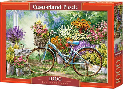 Selecta Castorland Leg Puzzle the Flower Mart, 1000.