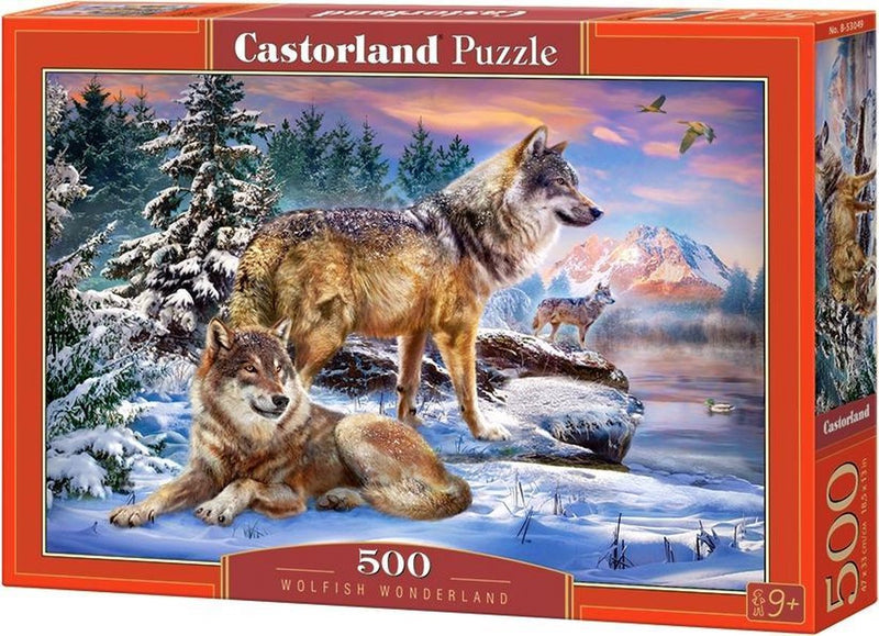 SelectA Castorland Plubbs puzzle Wolfish Wonderland, 500st.