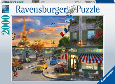 Ravvensburger Jigsaw puzzle serata romantica a Parigi, 2000st.