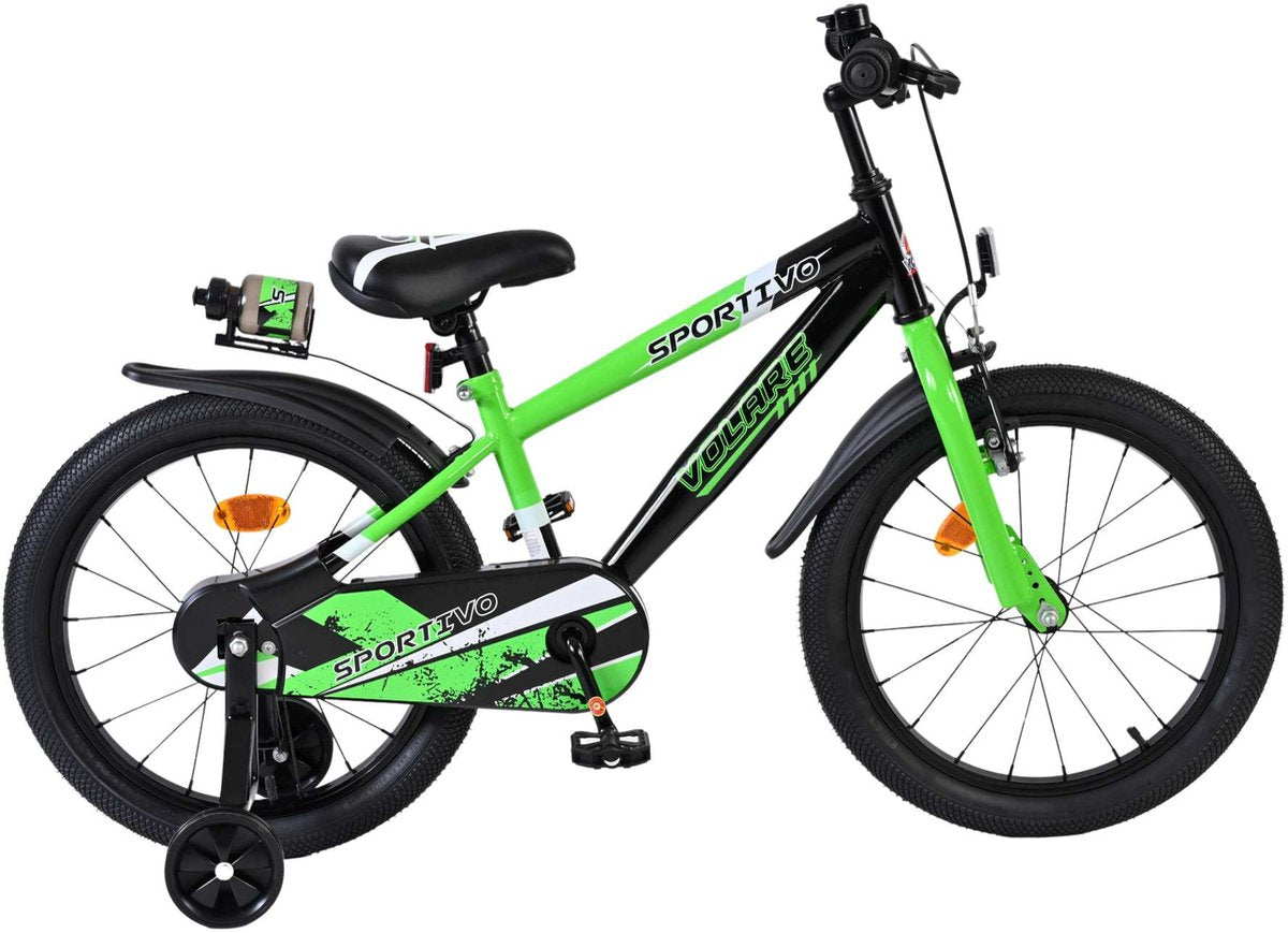 Valorare SportVo per bambini Bike Boys Green Black