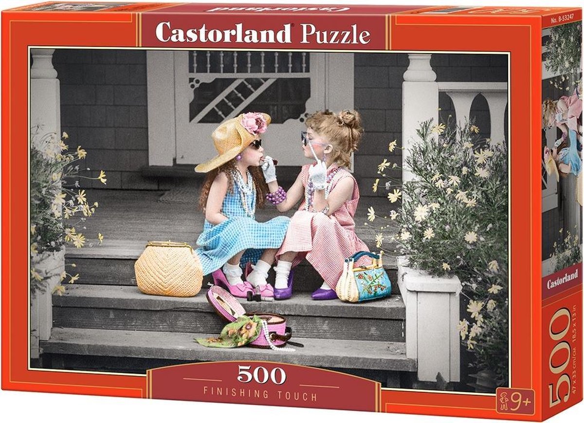Castorland finishing touch – puzzel – 500 stukjes – satijnen afwerking – perfecte pasvorm – europese kwaliteit