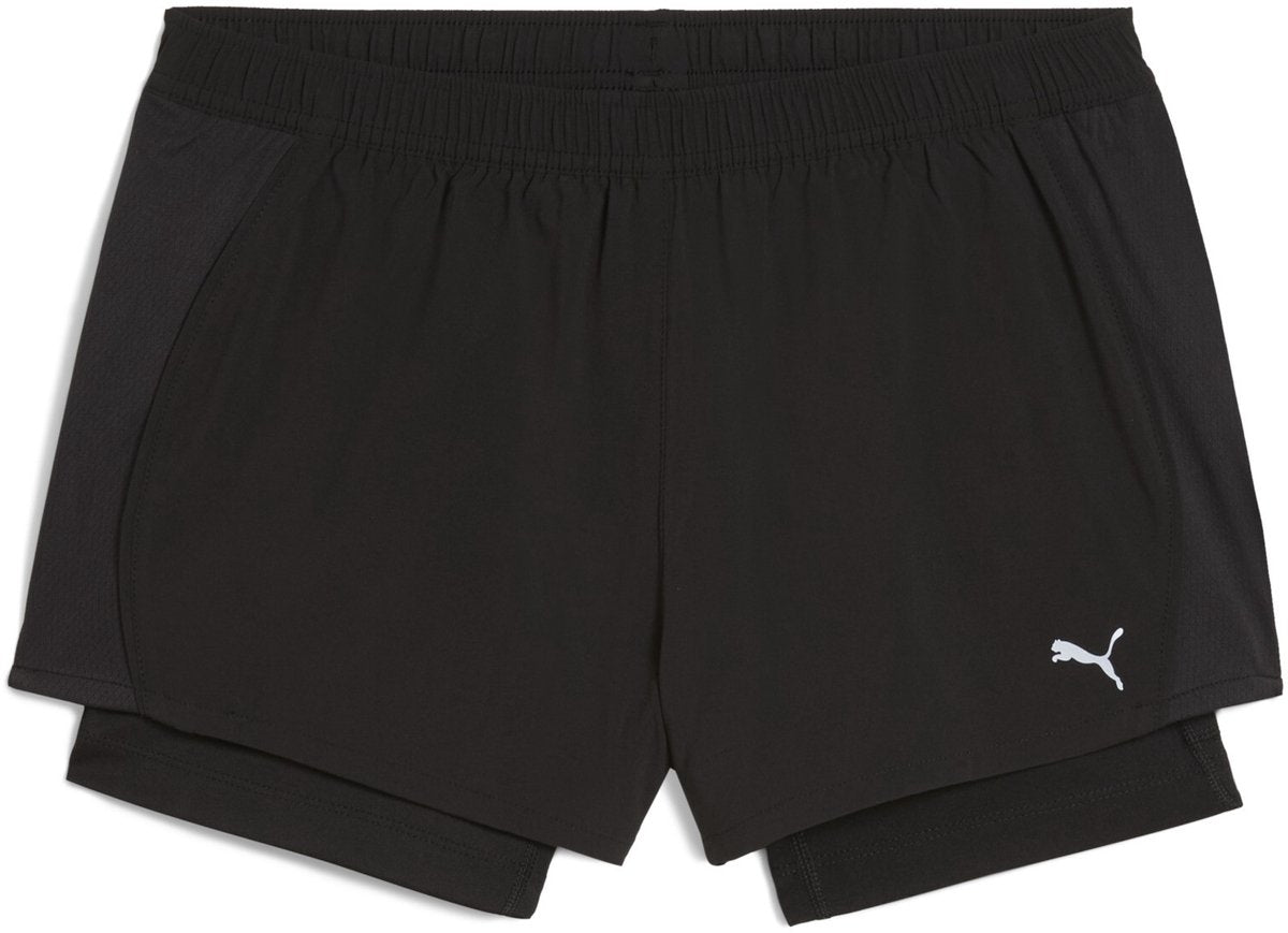 Pantaloni sportivi corti da donna Puma W Run Velocity 2in1 3 - neri