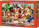 Castorland puppies dessert – puzzel – 1000 stukjes – satijnen afwerking – perfecte pasvorm – europese kwaliteit