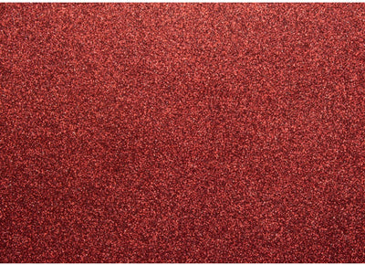 Kangaro glitter cardboard - burgundy - 50x70cm - pack of 10 sheets - k-0060k10