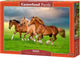 Castorland horses in spring rush – puzzel – 500 stukjes – satijnen afwerking – perfecte pasvorm – europese kwaliteit