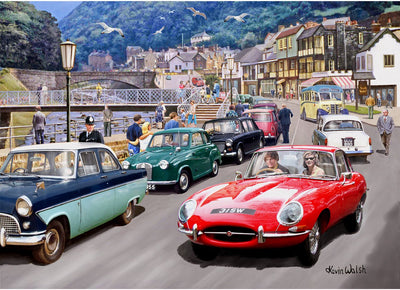 Gibsons - lynmouth living (by kevin walsh) - 500 pieces 48×34cm (w×h) - jigsaw puzzle for adults