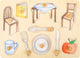 Small foot vormenpuzzel objecten hout junior 9 stukjes