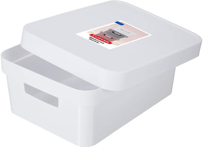 Curver infinity - caja de almacenamiento con tapa - almacenamiento - plástico - 11l - blanco