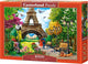 Castorland spring in paris – puzzel – 1000 stukjes – satijnen afwerking – perfecte pasvorm – europese kwaliteit