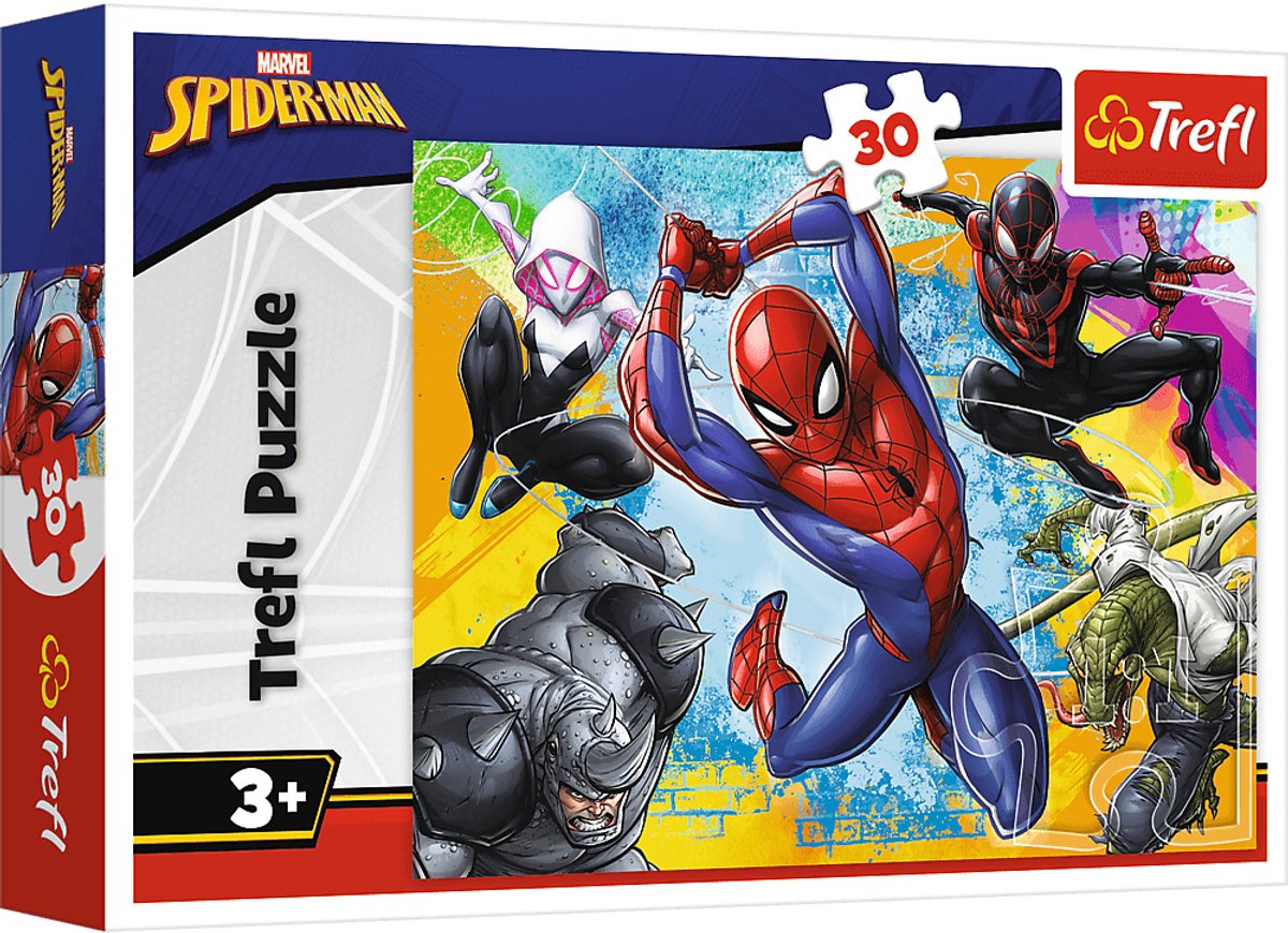 Trefl serie Spider-Man - puzzle - 30 pezzi - 27x20 cm