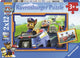 Ravensburger puzzle in action, 2x12st.