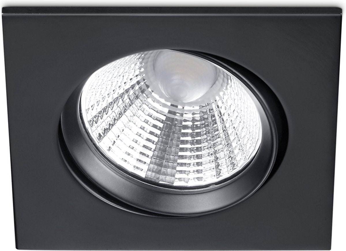 Trio pamir - iluminación empotrada - negro mate - LED SMD - iluminación interior - giratorio