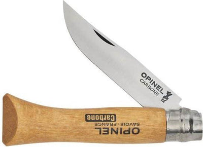 Opinel pocket knife carbon steel no. 6