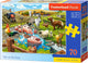 La vida de Castorland en la granja – rompecabezas – 70 piezas – granja – calidad premium
