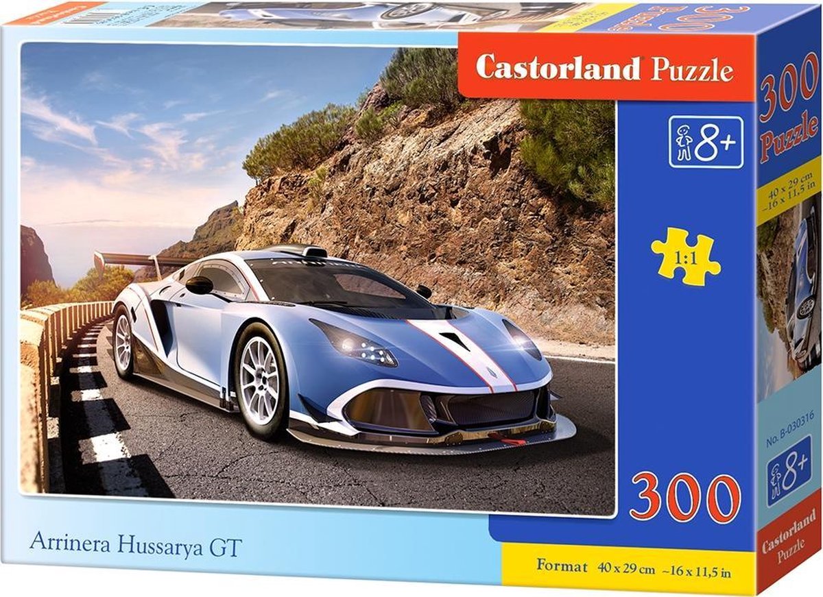 Castorland arrinera hussarya gt – puzzel – 300 stukjes – auto’s – premium kwaliteit