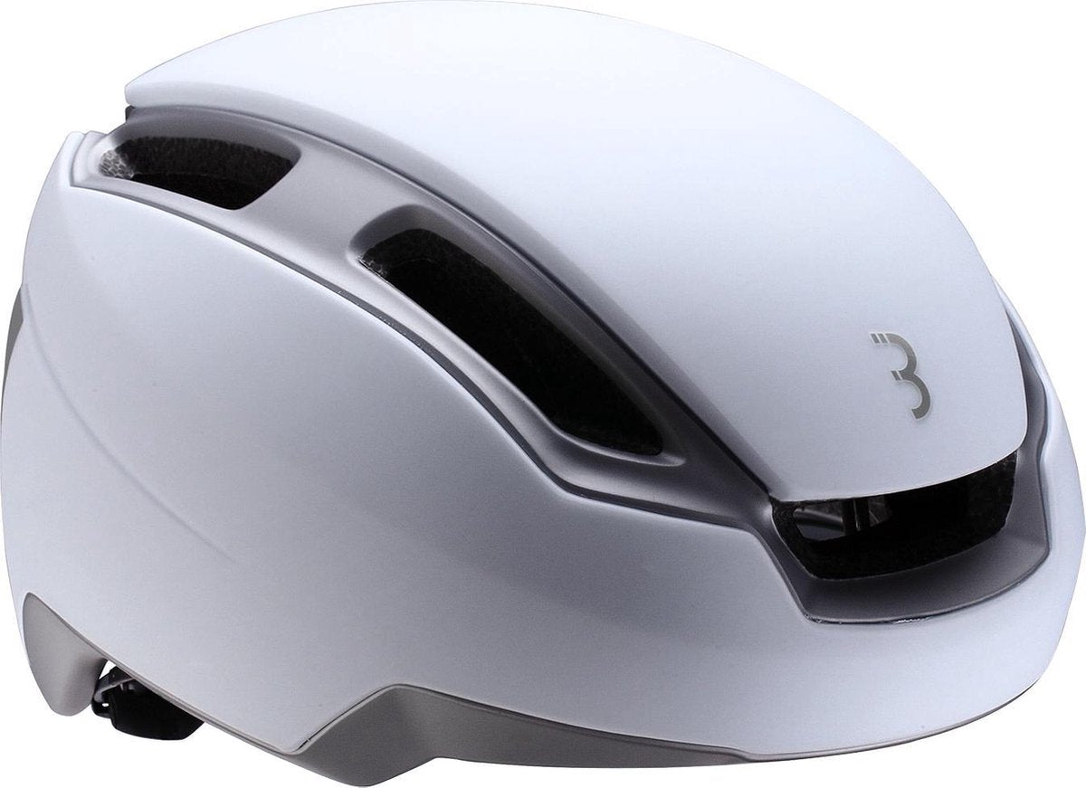 Bbb cycling speed pedelec helm - nta 8776 gecertificeerd - fietshelm dames elektrische fiets - mat wit large - indra - bhe-56