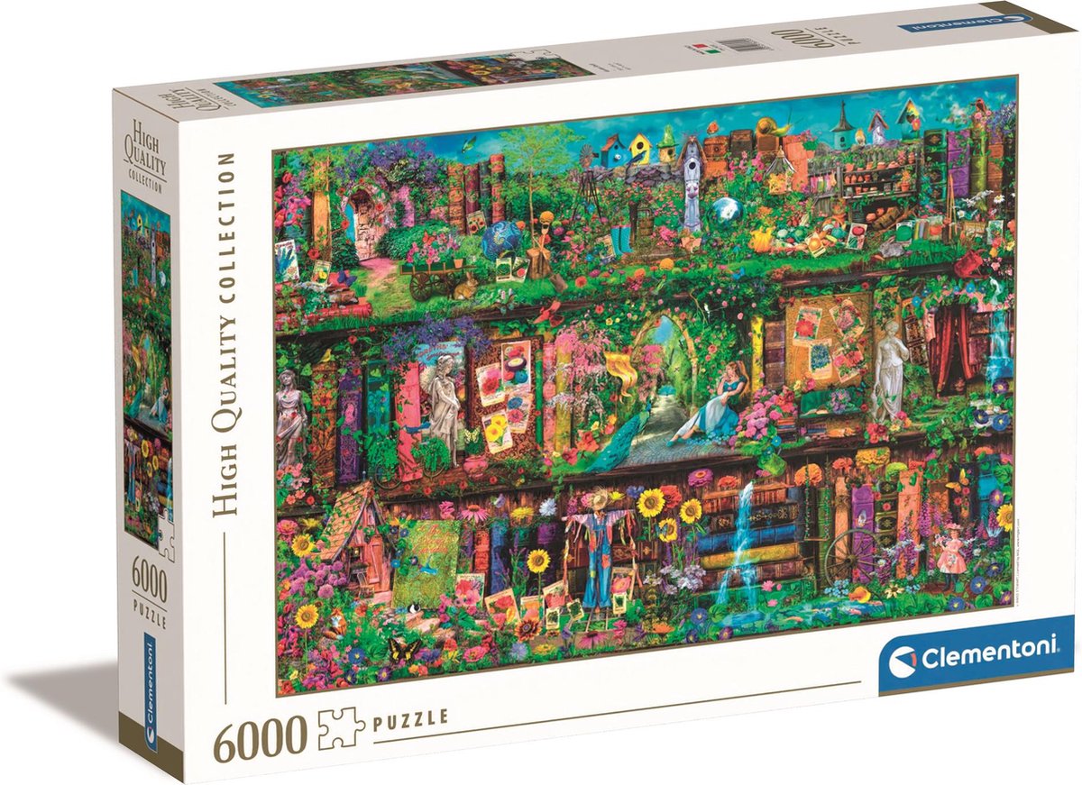 Clementoni - puzzel - 6000 stukjes - magisch bos - puzzel voor volwassenen - high quality collection