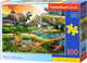 Castorland world of dinosaurs – puzzel – 100 stukjes – dinosaurussen – premium kwaliteit