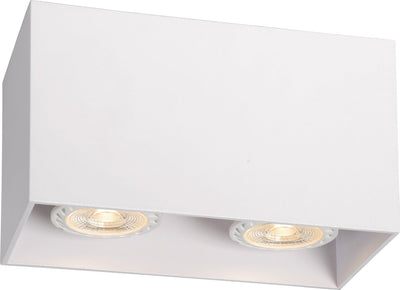 Lucide bodi - faretto da soffitto (lampada da soffitto) - 2xgu10 - bianco