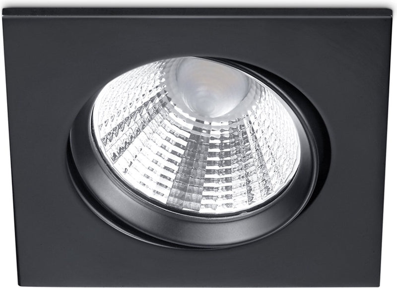 Trio pamir - iluminación empotrada - negro mate - LED SMD - iluminación interior - giratorio