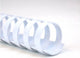 Binding spines gbc plastic a4 12mm white capacity 95 sheets