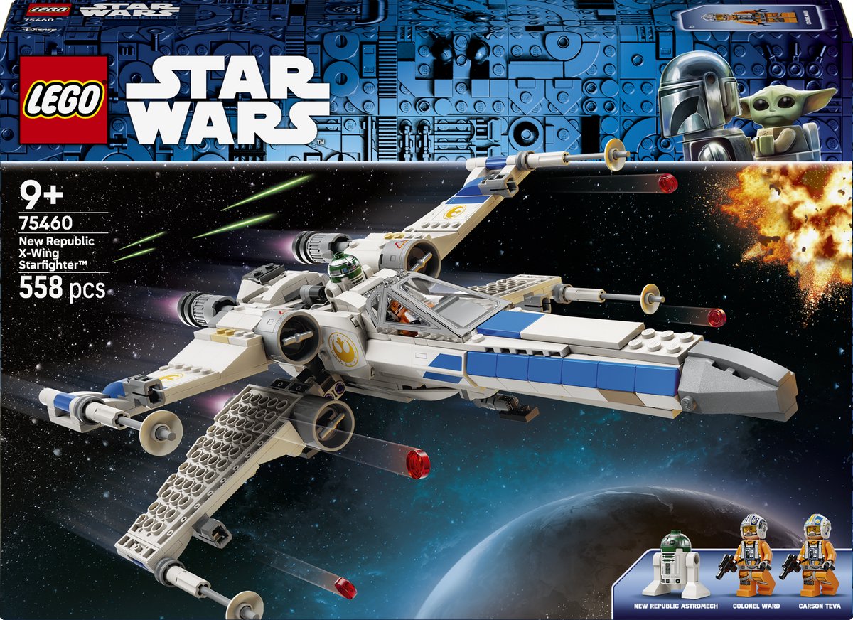 Lego star wars new republic x-wing starfighter™ - 75460