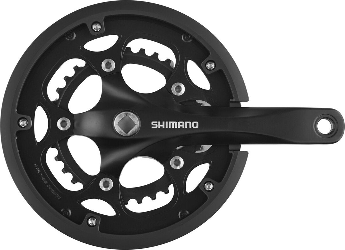 Shimano fc-rs200 zwengel 50 x 34 8-speed zwart pedaalarmlengte 175 mm