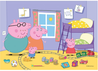 Clementoni - puzzel - 2x20 stukjes - peppa pig - puzzel voor kinderen - vanaf 3 jaar
